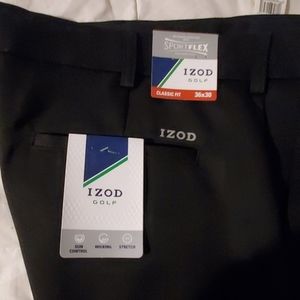 Izod Golf Classic Fit 36x30 Black Pants